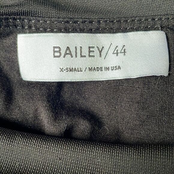 REVOLVE Bailey 44 Musical Montage Black Split Sleeve Faux Leather Dress (XS) - Picture 11 of 16